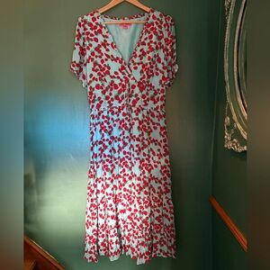 Betsey Johnson Blue Strawberry Dress